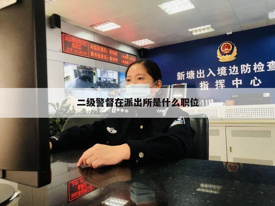 二级警督在派出所是什么职位