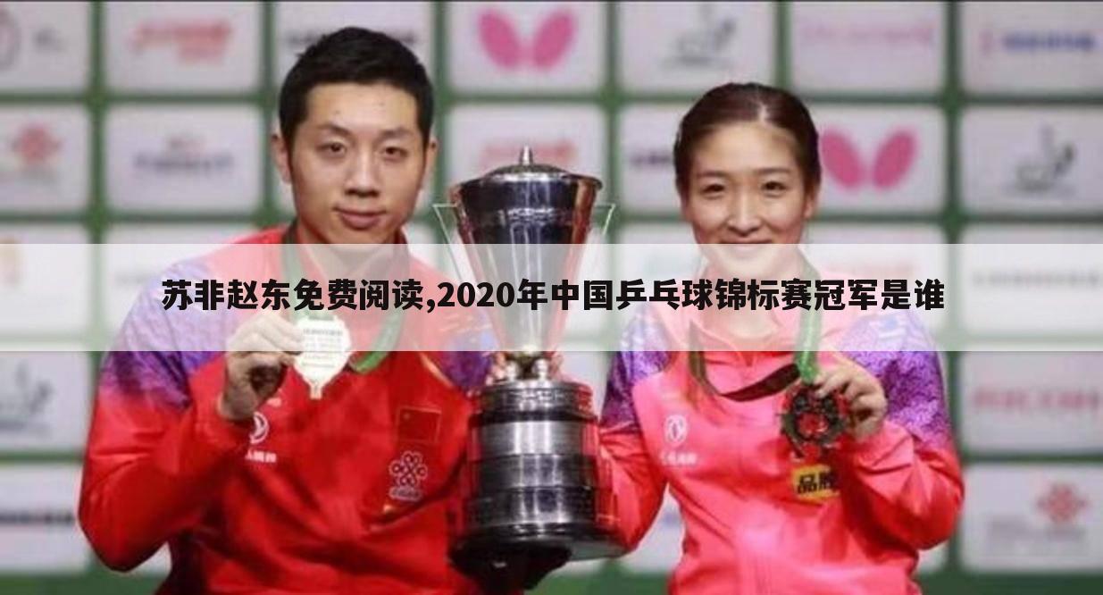 苏非赵东免费阅读,2020年中国乒乓球锦标赛冠军是谁