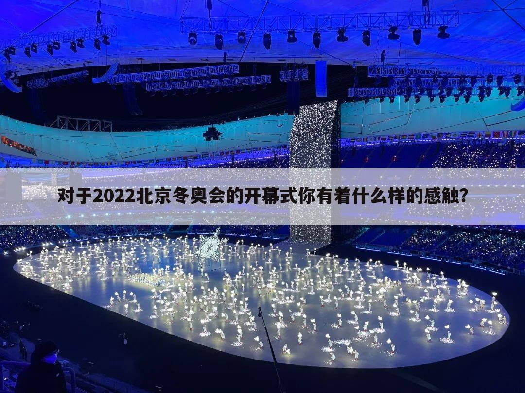对于2022北京冬奥会的开幕式你有着什么样的感触?