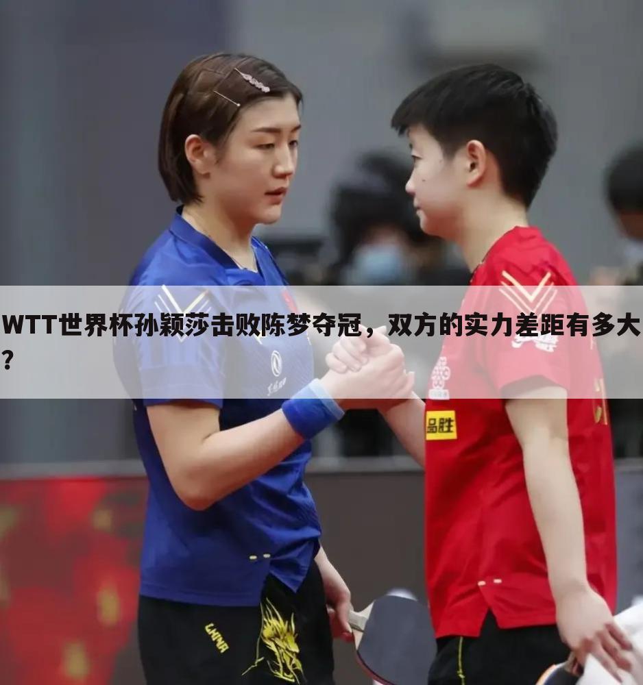 WTT世界杯孙颖莎击败陈梦夺冠,双方的实力差距有多大?