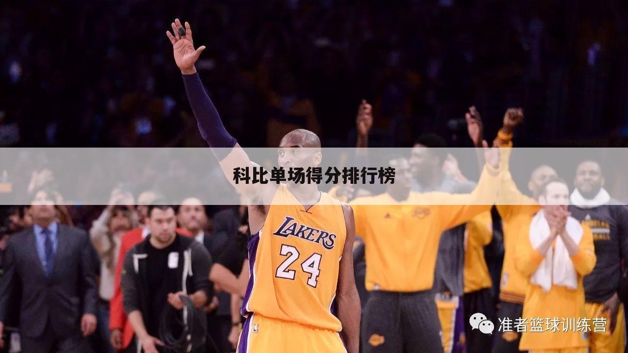 科比单场得分排行榜