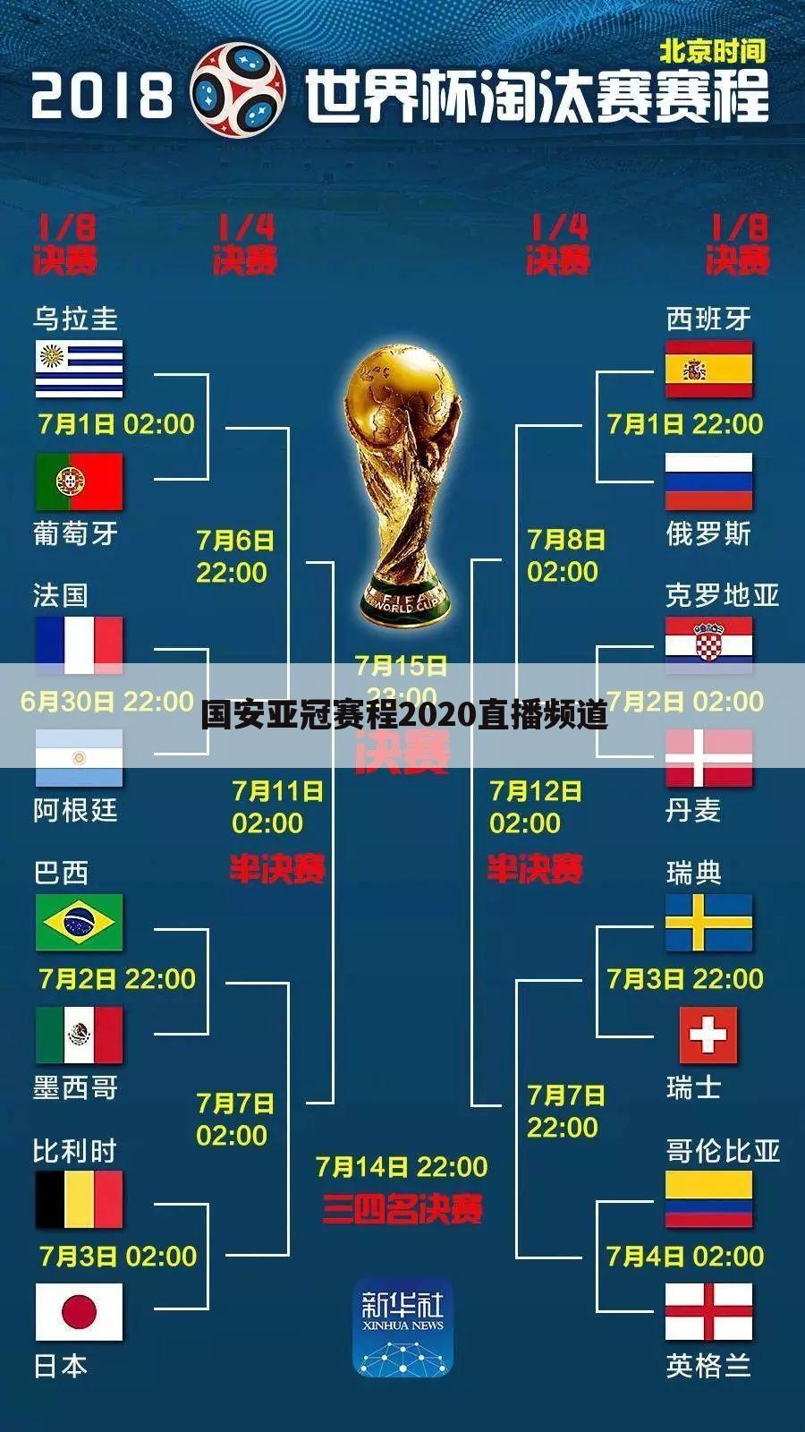 国安亚冠赛程2020直播频道