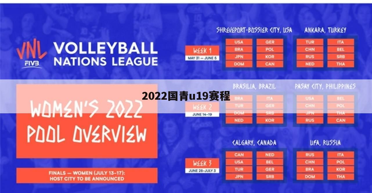 2022国青u19赛程