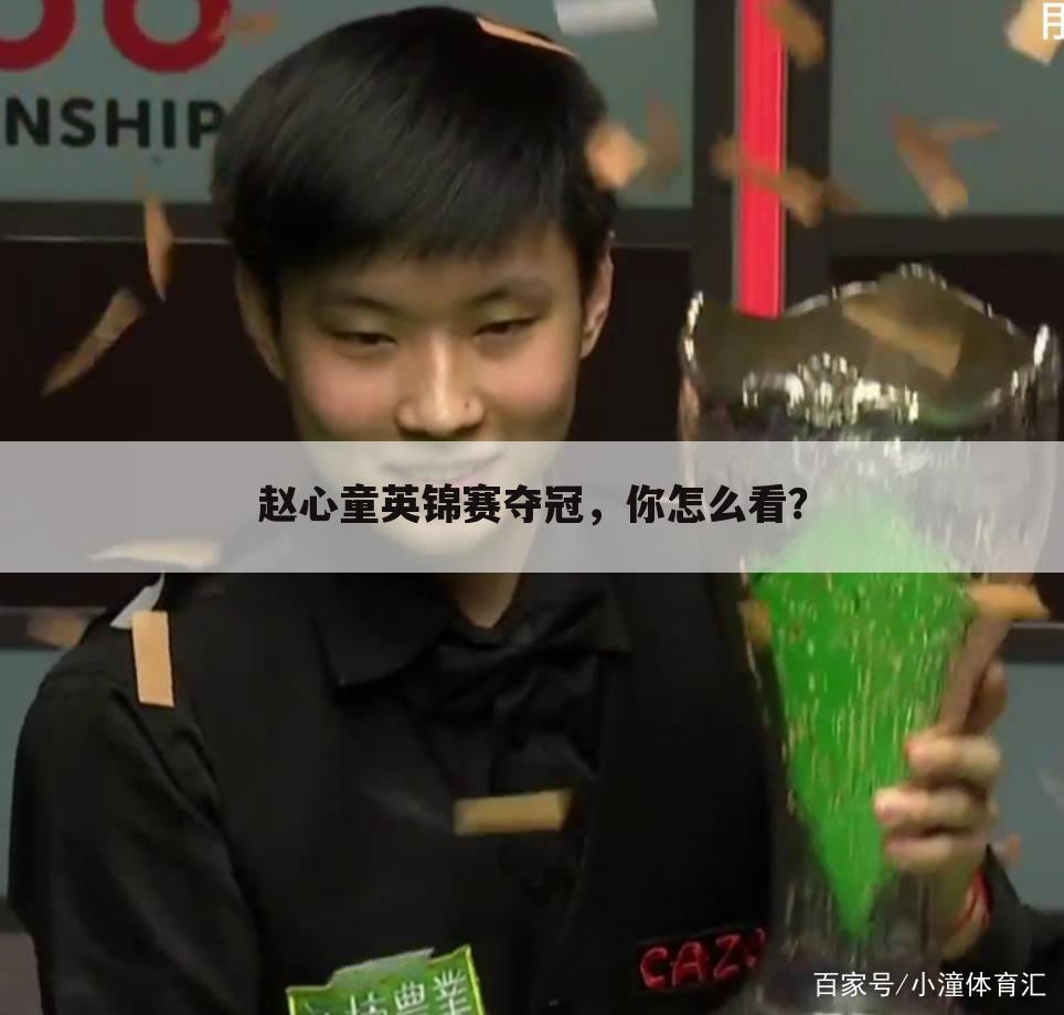赵心童英锦赛夺冠,你怎么看?