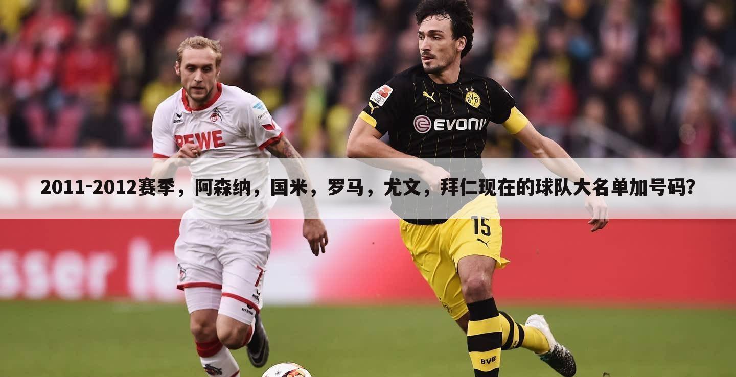 2011-2012赛季,阿森纳,国米,罗马,尤文,拜仁现在的球队大名单加号码?