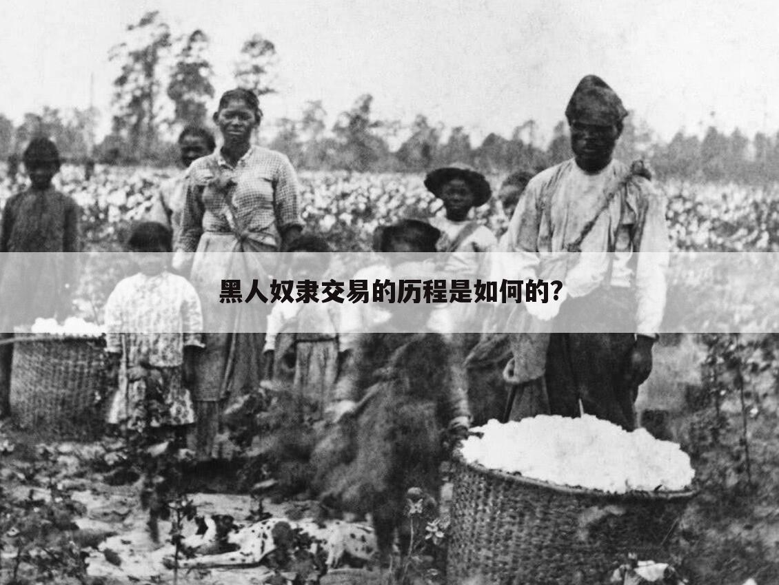 黑人奴隶交易的历程是如何的?