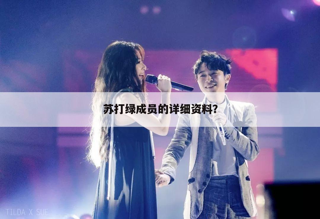 苏打绿成员的详细资料?