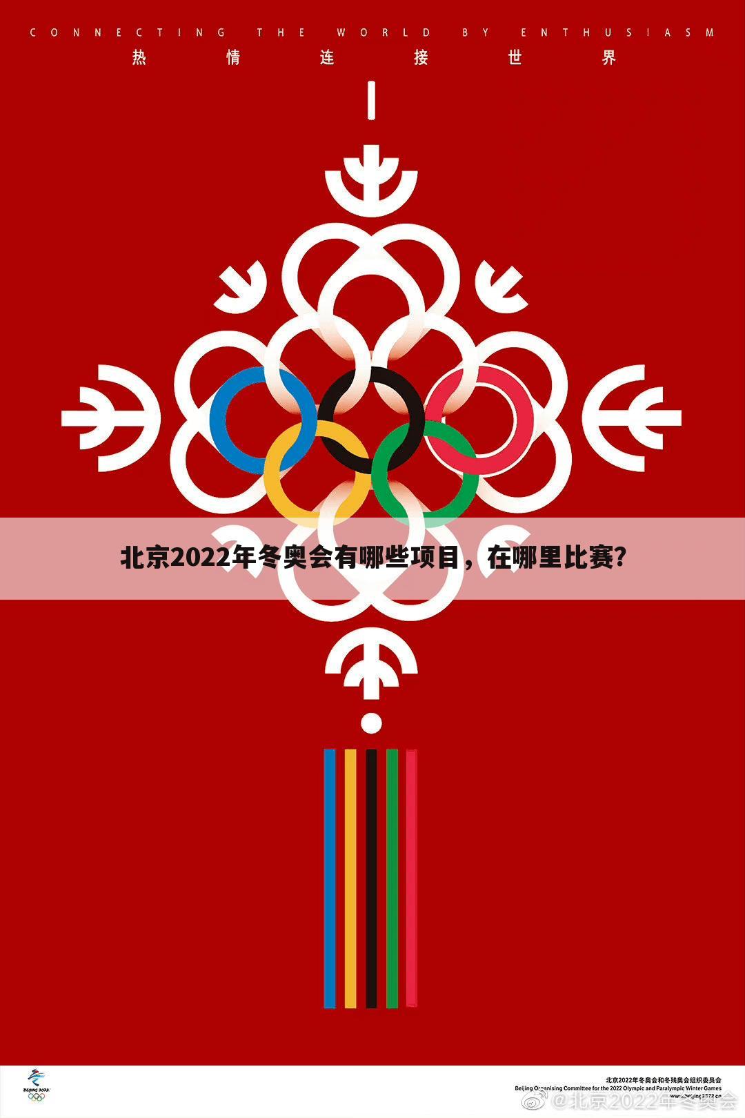 北京2022年冬奥会有哪些项目,在哪里比赛?