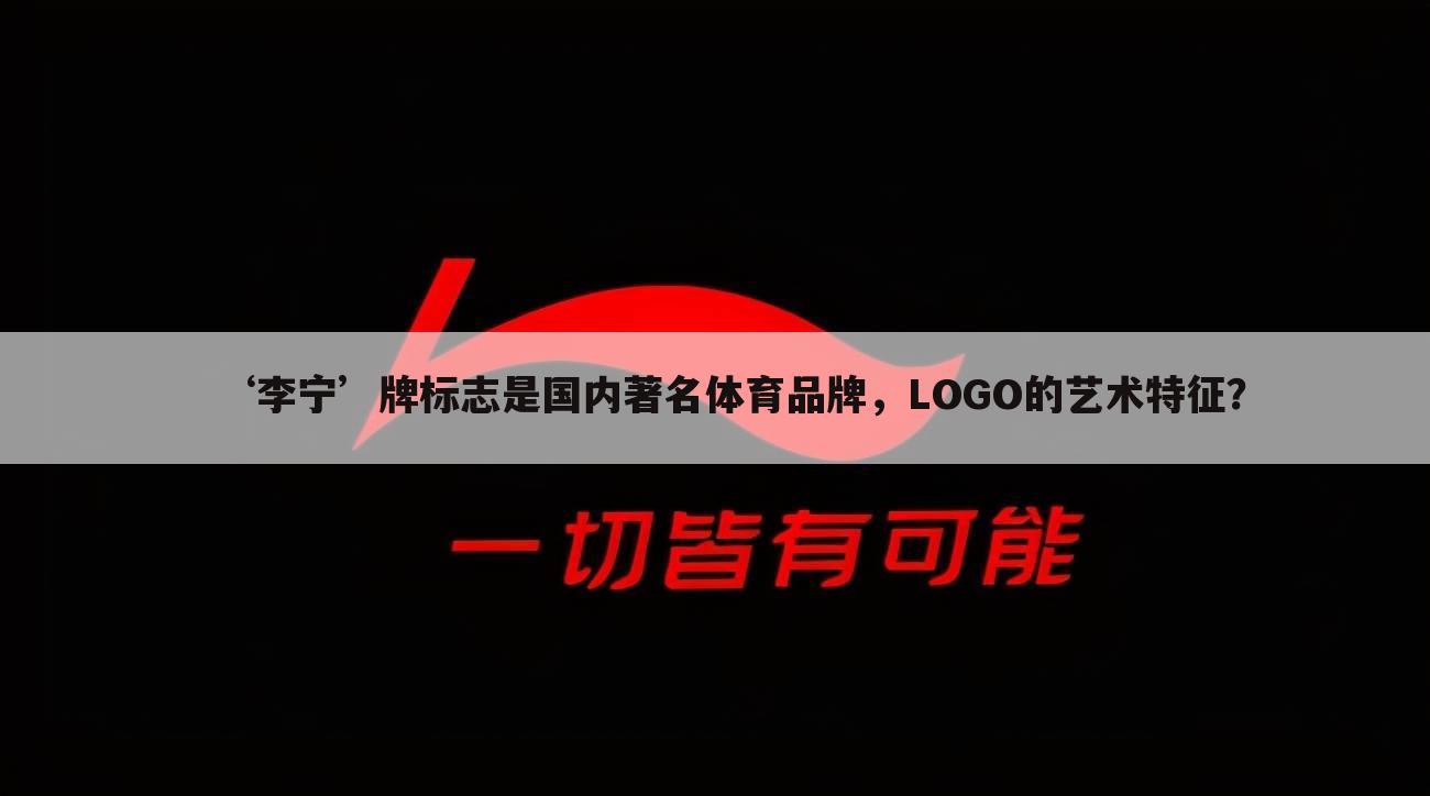 ‘李宁’牌标志是国内著名体育品牌,LOGO的艺术特征?
