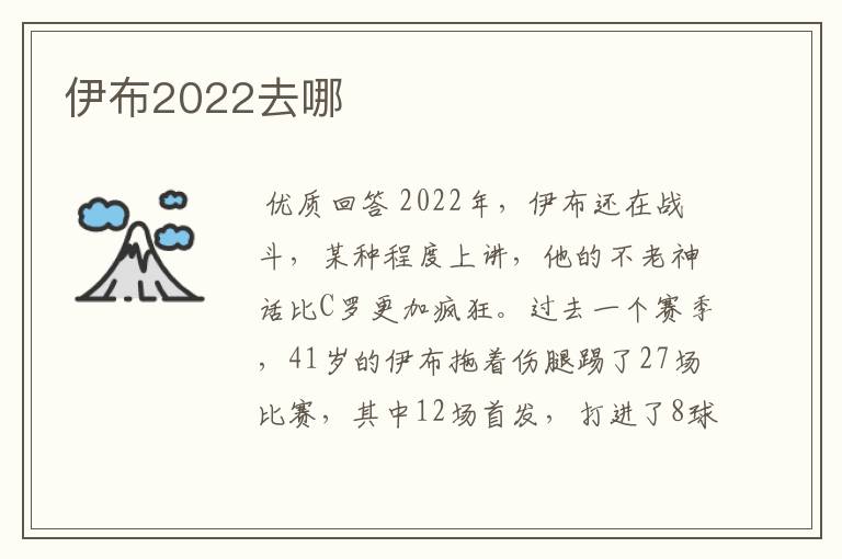 伊布2022去哪