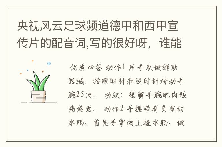 央视风云足球频道德甲和西甲宣传片的配音词,写的很好呀,谁能提供一下