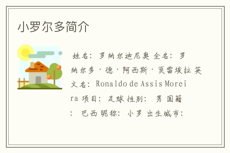 小罗尔多简介