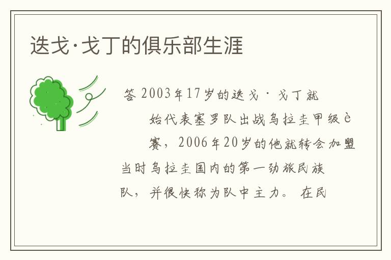 迭戈·戈丁的俱乐部生涯