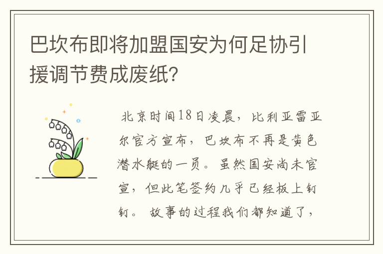 巴坎布即将加盟国安为何足协引援调节费成废纸?