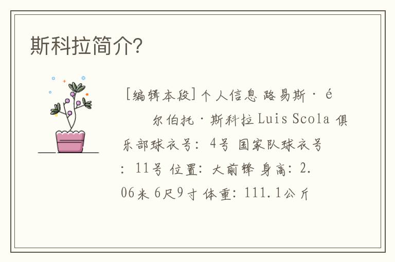 斯科拉简介?