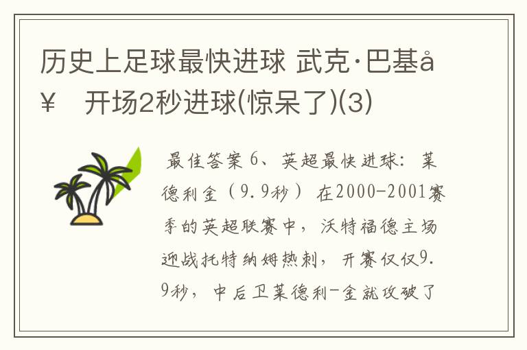 德甲十大怪异进球集锦