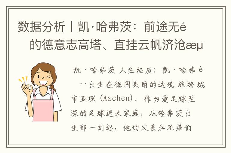 数据分析丨凯·哈弗茨:前途无量的德意志高塔、直挂云帆济沧海