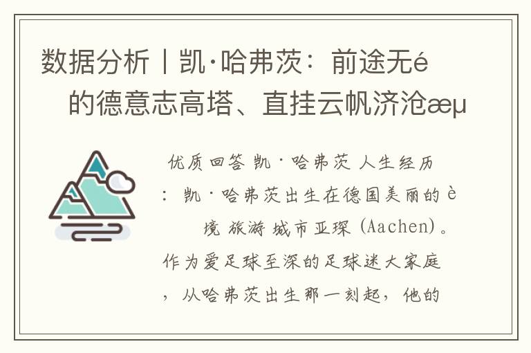 数据分析丨凯·哈弗茨:前途无量的德意志高塔、直挂云帆济沧海