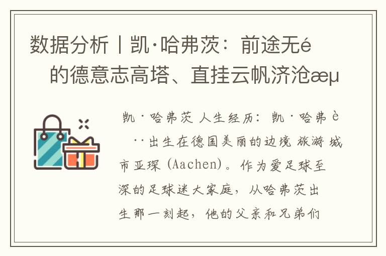 数据分析丨凯·哈弗茨:前途无量的德意志高塔、直挂云帆济沧海