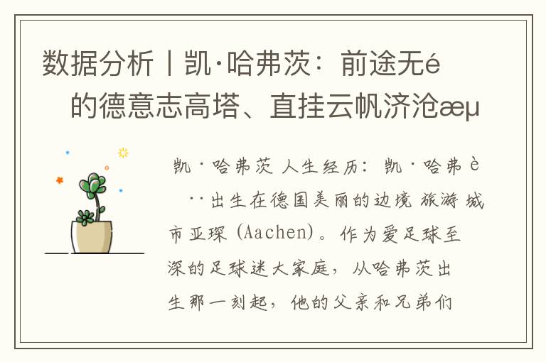 数据分析丨凯·哈弗茨:前途无量的德意志高塔、直挂云帆济沧海