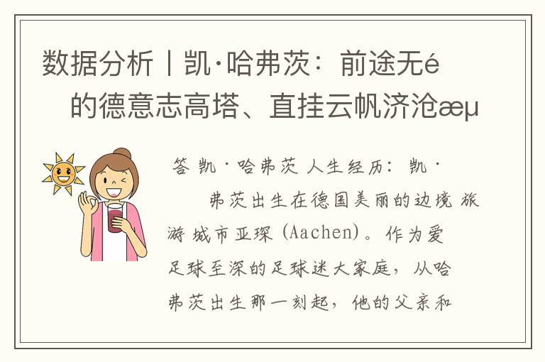 数据分析丨凯·哈弗茨:前途无量的德意志高塔、直挂云帆济沧海