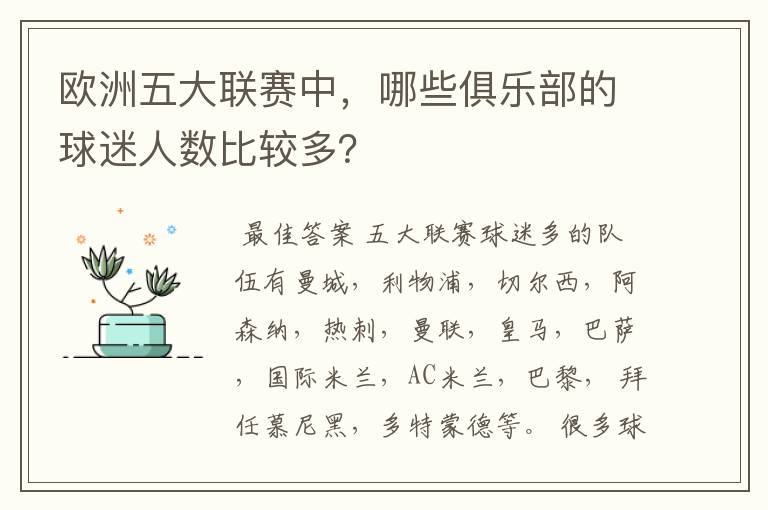 德甲最喜欢的球队是谁了~德甲球迷最好的队伍