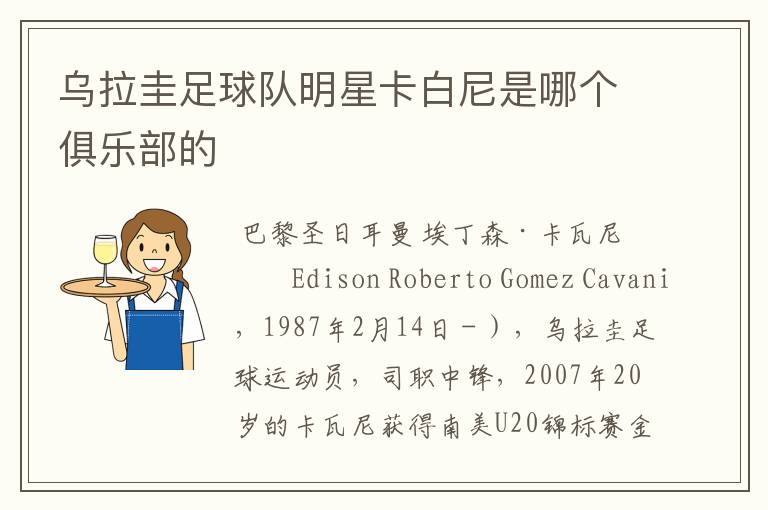 乌拉圭足球队明星卡白尼是哪个俱乐部的