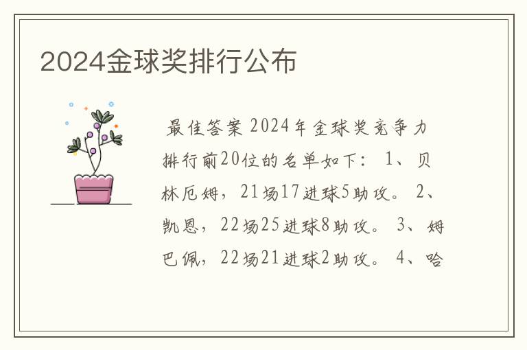2024金球奖排行公布