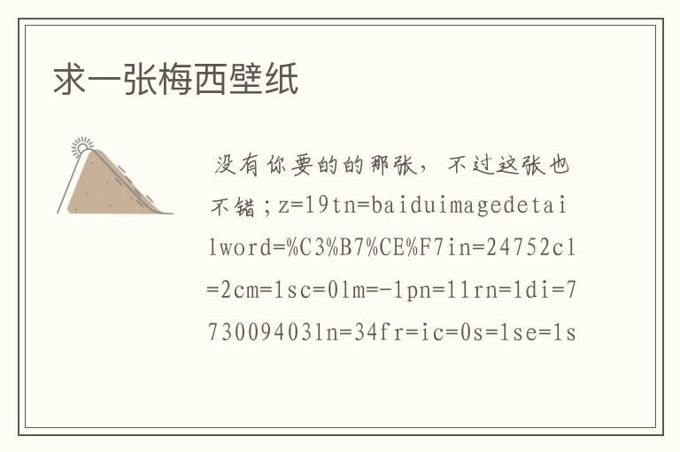 求一张梅西壁纸