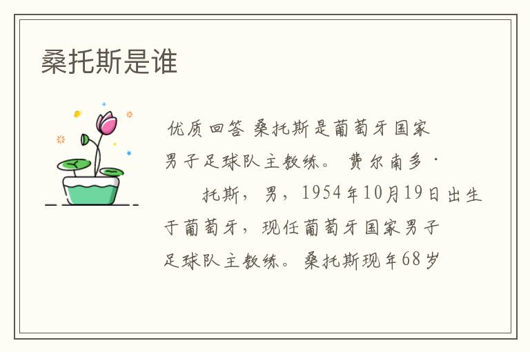 桑托斯是谁