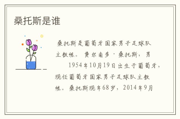 桑托斯是谁
