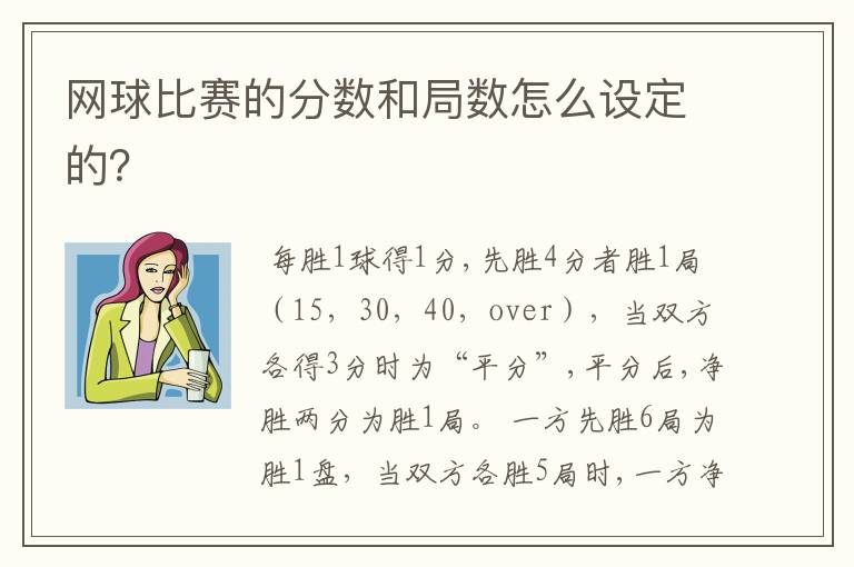 网球比赛的分数和局数怎么设定的?