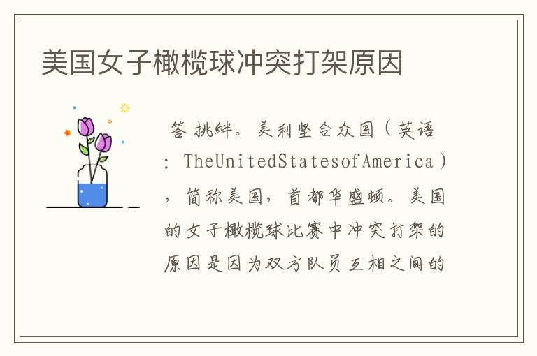 美国女子橄榄球冲突打架原因
