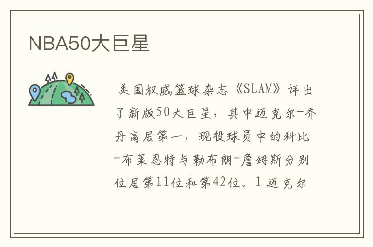 NBA50大巨星