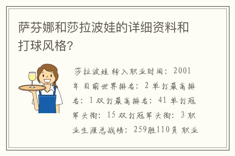 萨芬娜和莎拉波娃的详细资料和打球风格?