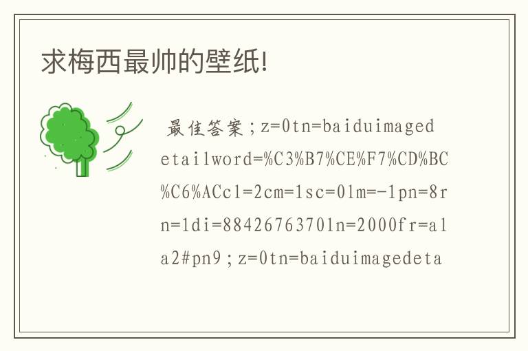求梅西最帅的壁纸!