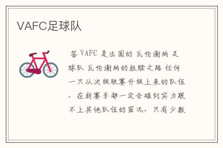 VAFC足球队