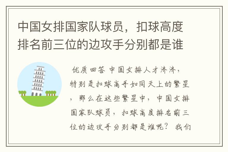 中国女排朱婷扣球